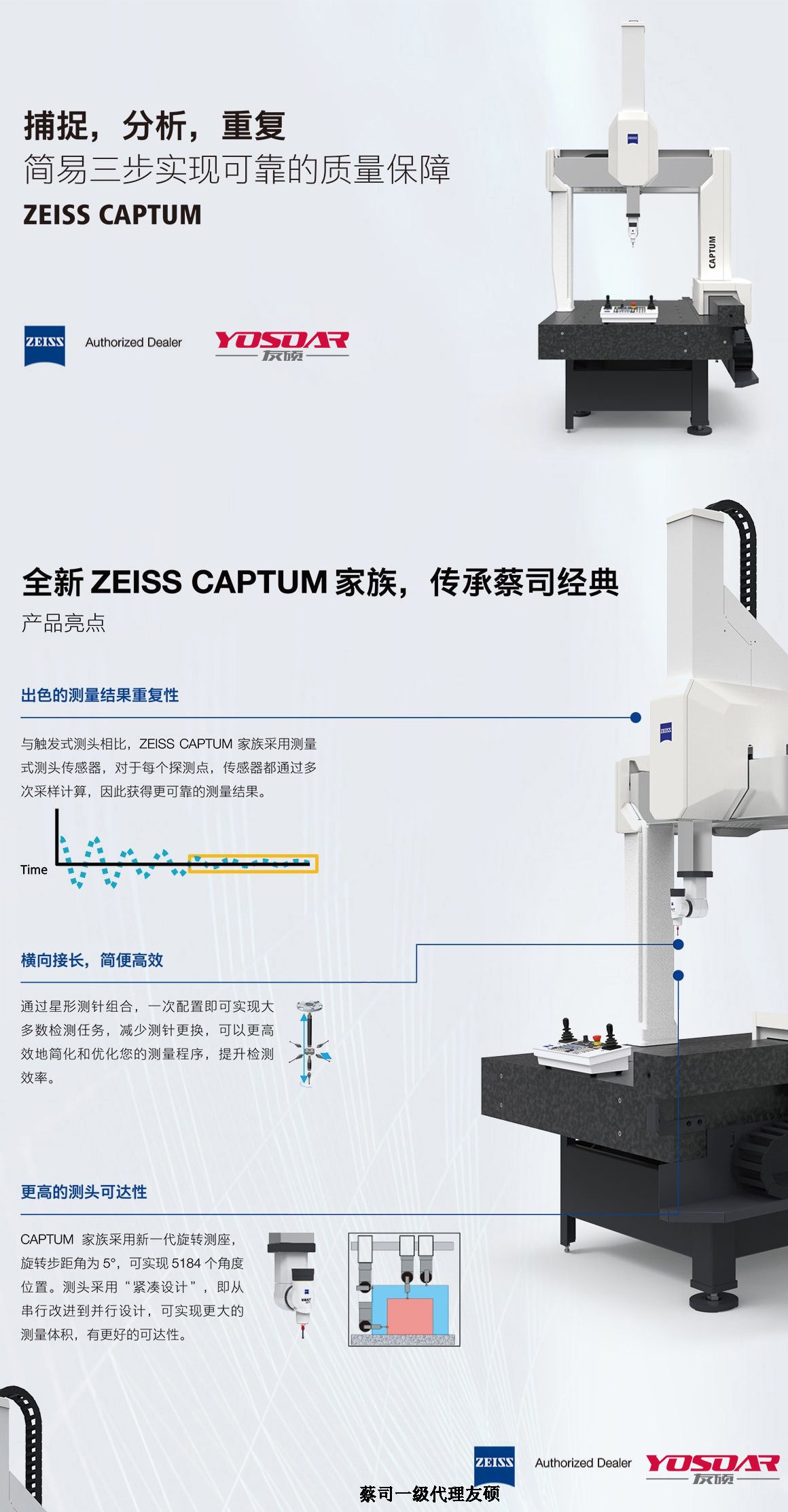 长春蔡司三坐标CAPTUM